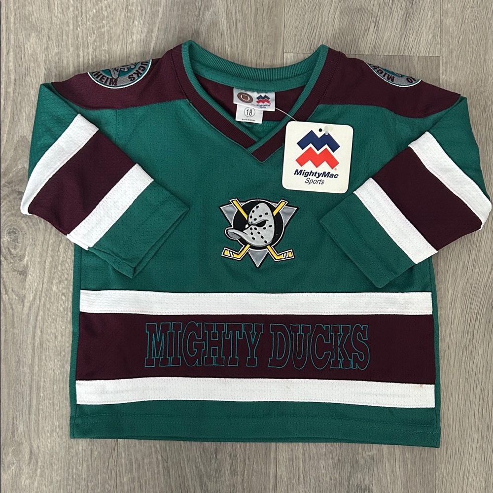 Vintage Mighty Ducks jersey by mightymac sports
